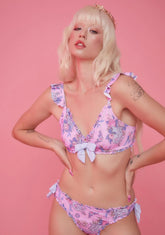 Are We Human Dragon Print Bikini Set