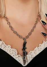 Razor's Edge Knife Necklace
