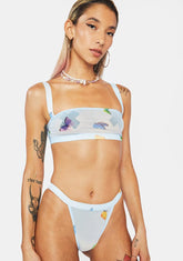 Butterfly Mesh Thong