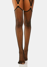 Wicked Heart Fishnet Tights
