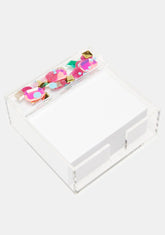 Be A Gem Confetti Notepad Holder