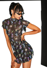 Dark Electro Terrestrial Mini Dress