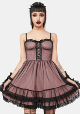 Cool Doll Mesh Mini Dress