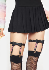 Drop The Act Garter Set