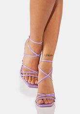 Stop And Stare Strappy Heels