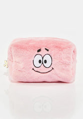 X Spongebob Patrick Faux Fur Face Makeup Bag