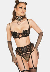 Lashes For Lace Lingerie Set