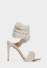 Winter Queen Furry Heels