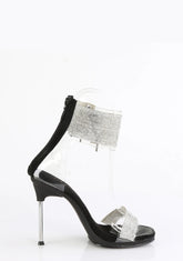 Chic-47 Platform Rhinestone Sandals-Black