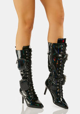 Slick From The Future Heeled Boots