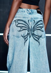 Aim Higher Wide Leg Jeans