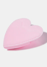 Pink Silicone Facial Scrubber Brush