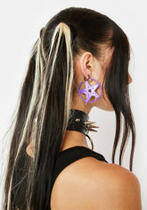 Melting Minds Star Hoop Earrings