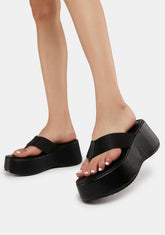 Black Luella Platform Sandals