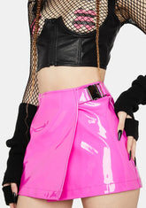 Playtime's Over Vinyl Skirt