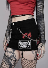 Noise Annoys Mini Skirt