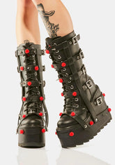 Rose Dune Bondage Boots