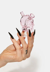 Live For Today Mini Skull Bong