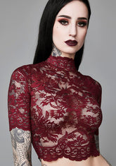 Ominous Trance Lace Top