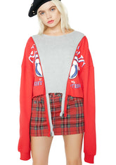 In The Mix Paneled Sweatshirt