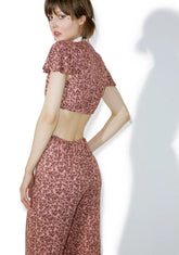 Honeysuckle Cutout Jumpsuit