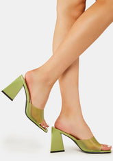 Seeing Green Mule Heels