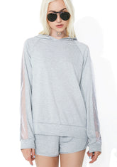 Taking Over Mesh Panel Hoodie