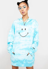 X Smiley Embroidered Hoodie