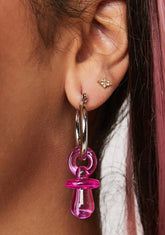 Make It Pop Pacifier Earrings
