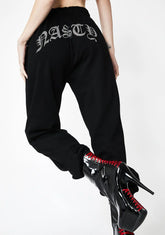 Nasty Rhinestone Sweatpants