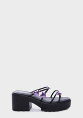 x Dolls Kill Blooming Hearts Sandal Heels