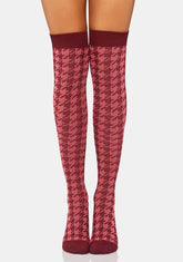 Sweet Deep Pockets Thigh High Socks