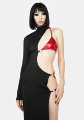 Ready To Mingle Asymmetric Dress