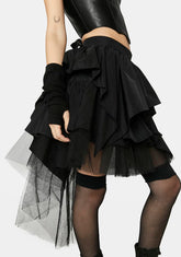 Time Will Tell Ruffle Skirt
