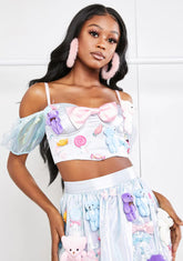 Sweet Masterpiece Bustier Top