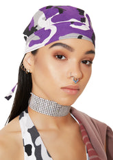 Ultra Violet Camo Headwrap