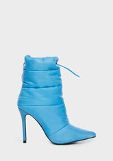 Aqua Outside Looking In Heeled Boots