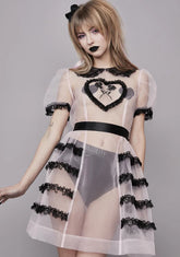 Sweet Moonlight Sonata Babydoll Dress