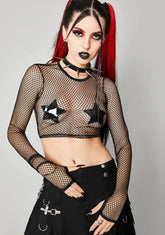 Twisted Twilight Fishnet Top
