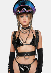 Suspender Style Buckle Waist Belt Harness