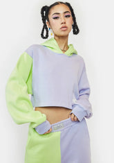Sorbet Cropped Hoodie