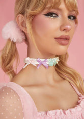 Tickle My Fancy Bow Choker