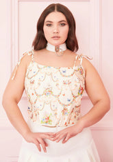 Lux Lush Opulence Corset Top