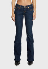 Joey Low Rise Flare Jeans