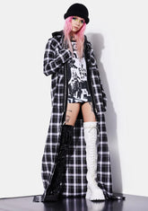 Dark Band Of Misfits Flannel Duster