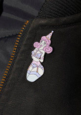 Rope Clown Enamel Pin