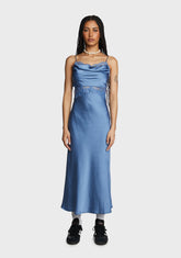 Special Place Midi Dress - Blue