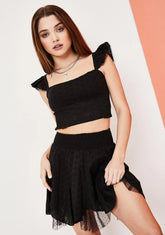 Unwritten Story Eyelet Corset Tank