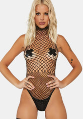 Naughty On Camera Fishnet Bodysuit