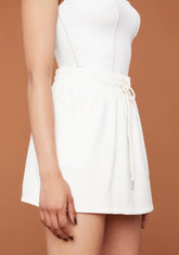 Ready Or Not Drawstring Mini Skirt